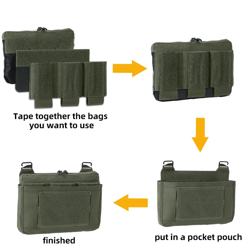 IDOGEAR DOPE à rabat avant avec porte-chargeur